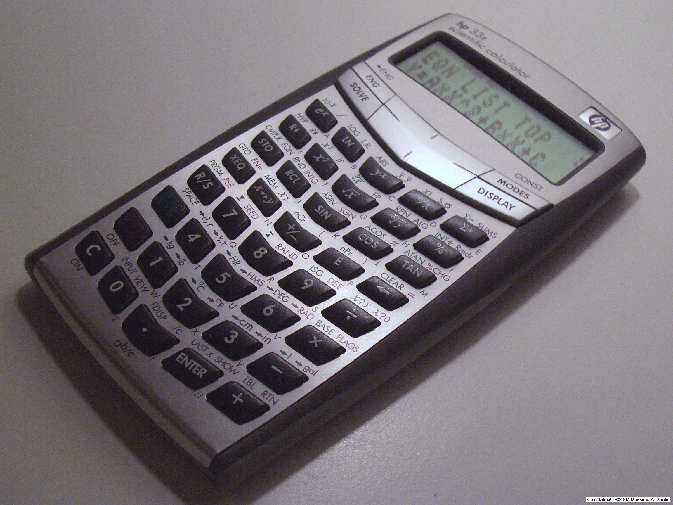 Calcolatrici! - HP-33S
