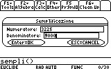 MCD su TI-89 - richiesta dati